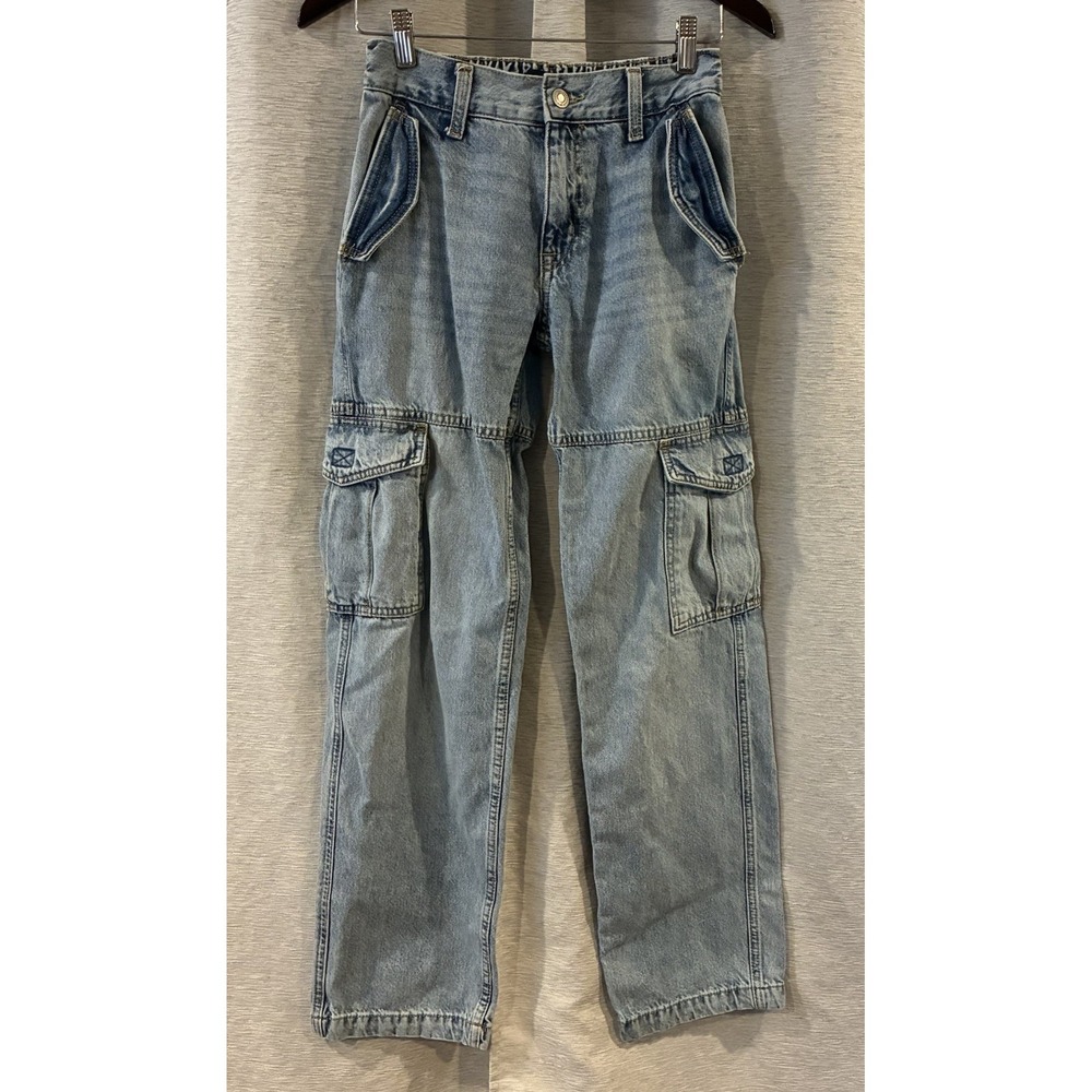 Aeropostale Baggy Low Rise Cargo Pants Women's XS Skate Utility